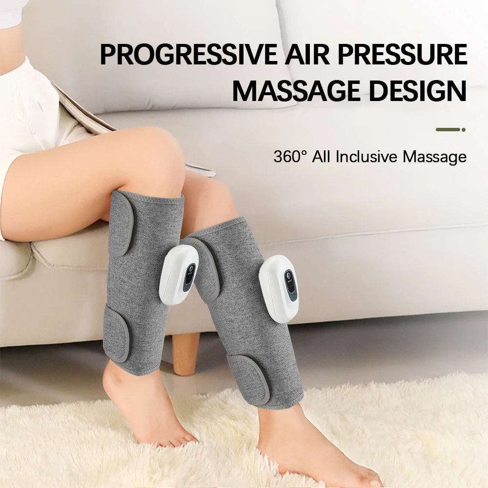 360° Air Pressure Calf Massager | Relieve Fatigue, Boost Blood Flow & Relax Muscles