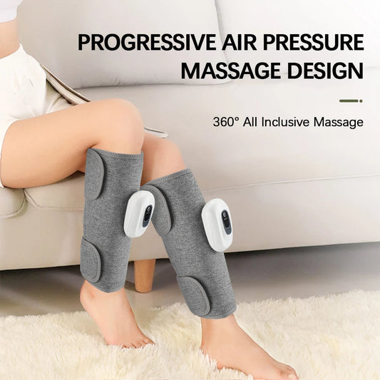 360° Air Pressure Calf Massager | Relieve Fatigue, Boost Blood Flow & Relax Muscles