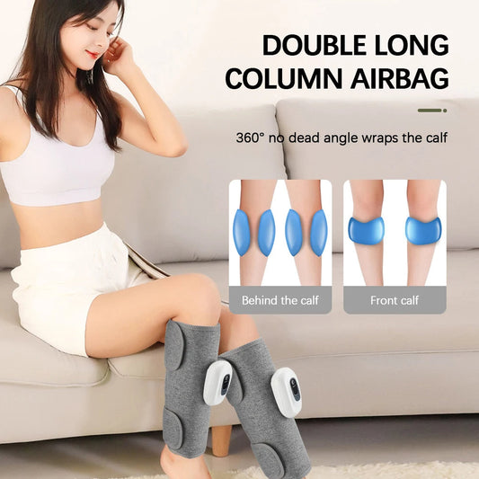 360° Air Pressure Calf Massager | Relieve Fatigue, Boost Blood Flow & Relax Muscles