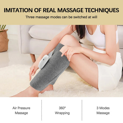 360° Air Pressure Calf Massager | Relieve Fatigue, Boost Blood Flow & Relax Muscles