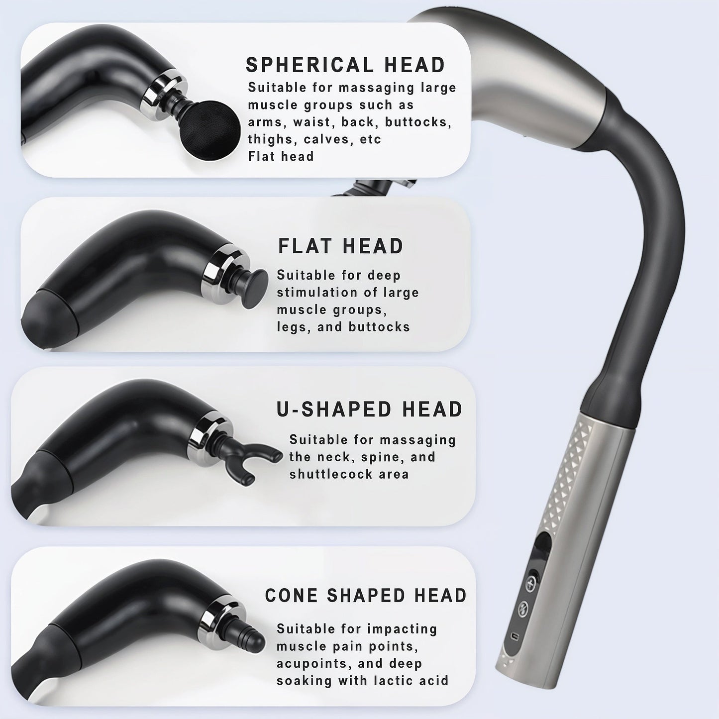 Portable Massage Gun | Relieve Deep Tissue Pain & Muscle Stress