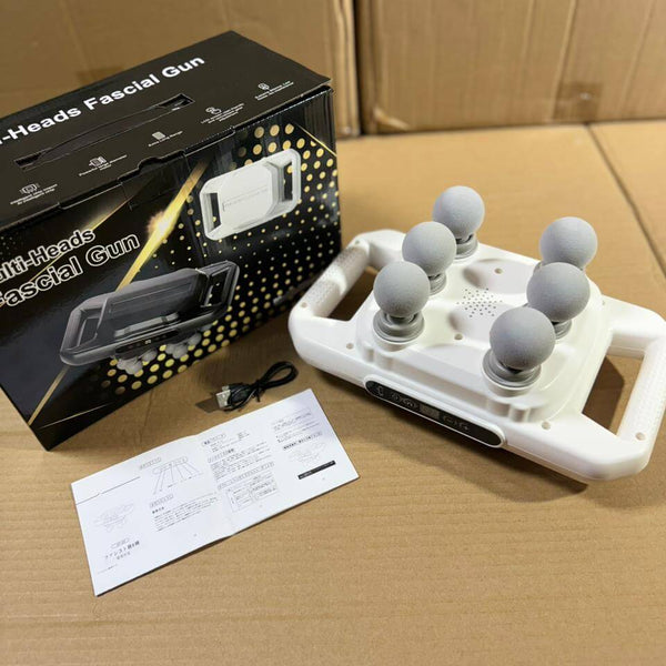 Multi-Head Deep Tissue Massager | Loosen Tight Muscles & Boost Recovery