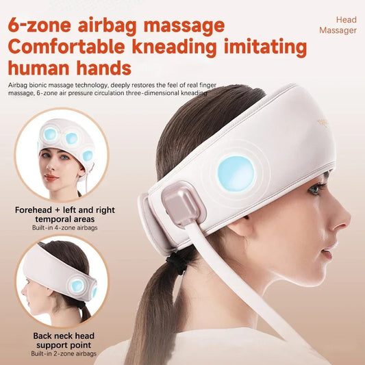 Electric Head Massager with Heat Air Pressure