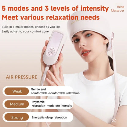 Electric Head Massager with Heat Air Pressure
