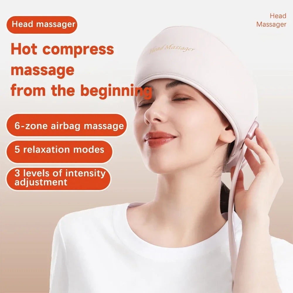 Electric Head Massager with Heat Air Pressure